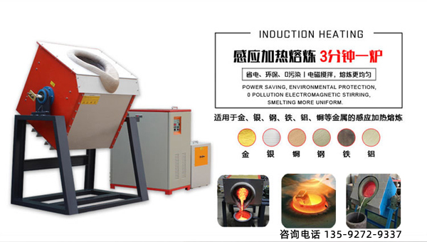 小型熔炼炉由电感线圈、炉架和回炉废料(坩塌)组成